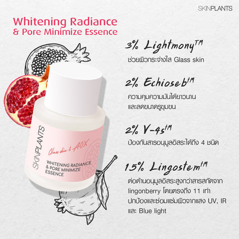 WHITENING RADIANCE & PORE MINIMIZE ESSENCE