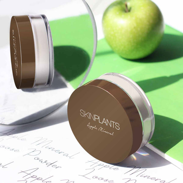 SEMI-MATTE & DEWY FINISH APPLE FIBER TRANSLUCENT POWDER  แป้งฝุ่น แอปเปิ้ล โปร่งแสง คุมมัน ฉ่ำโกลว์ ขนาด 15g